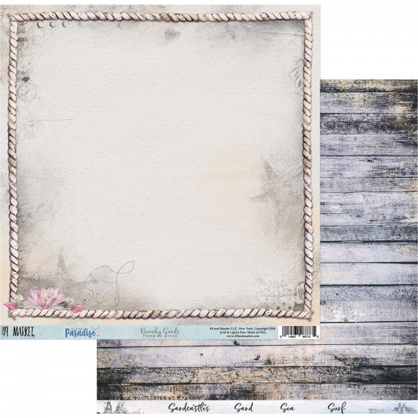 49 and Market Island Paradise - Beachy Sands 12" x 12" 